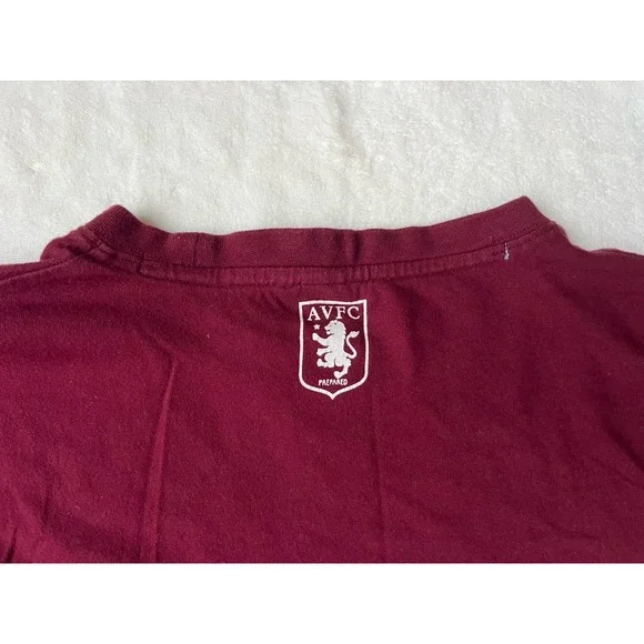Aston Villa FC T-Shirt Premier League Soccer Football Size L - Picture 6 of 8